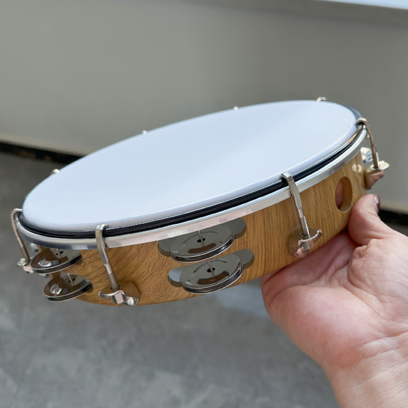 Musical Instrument Tambourine - Tamburello per accordatura regolabile Tamburello professionale