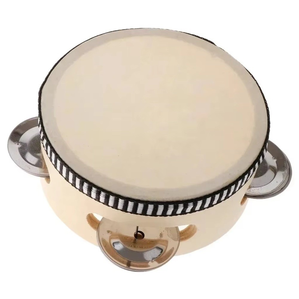Musical Instrument Tambourine - Tamburo a Mano da 4/6/8/10 Pollici