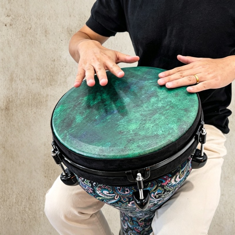 Musical Instrument Djembe - Tamburo Africano Portatile da 12 Pollici,