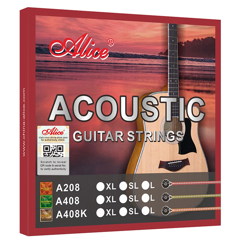 Musical Instrument With Strings - Alice A408 Set completo di corde