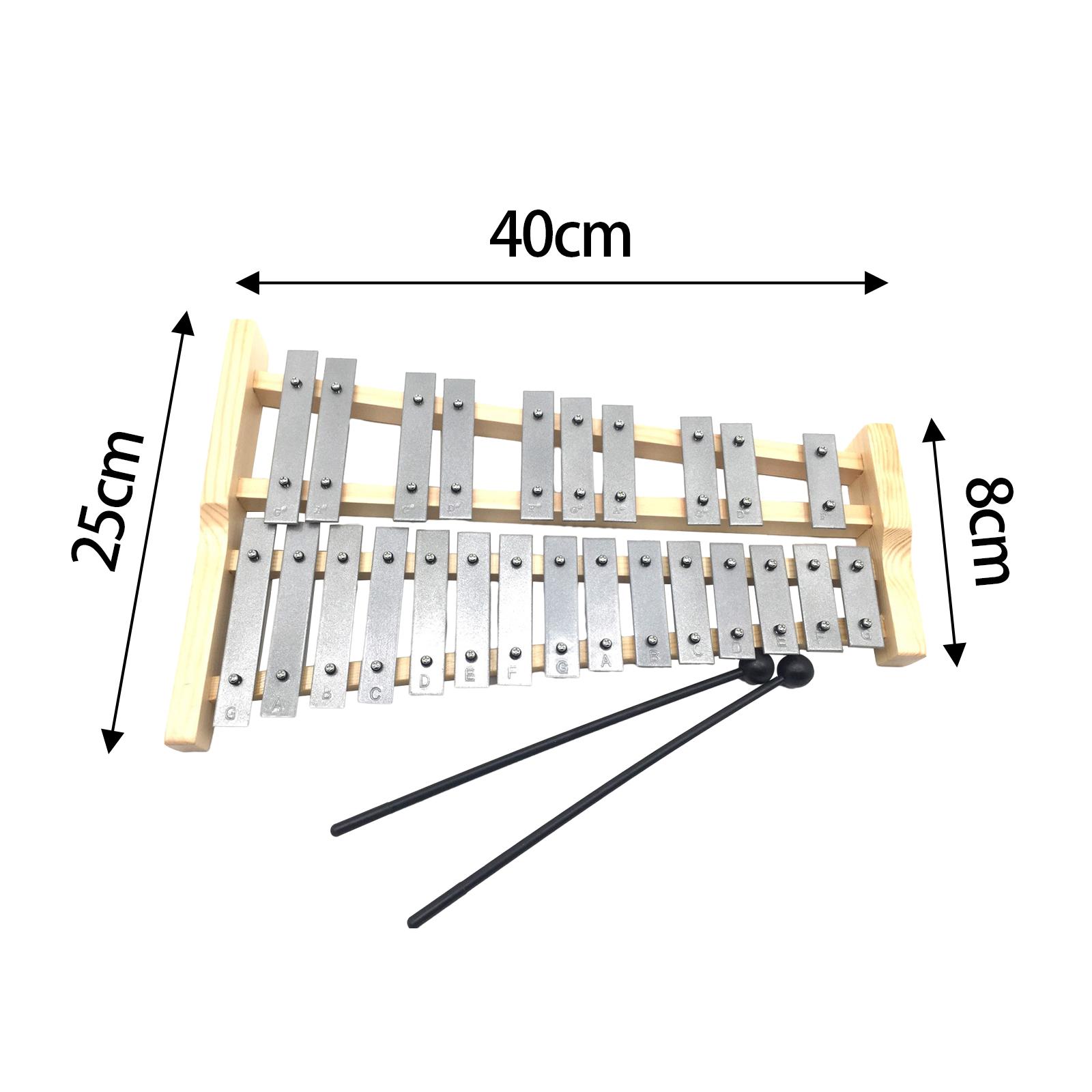 Musical Instrument Glockenspiel - Xilofono Glockenspiel a 25 Note con