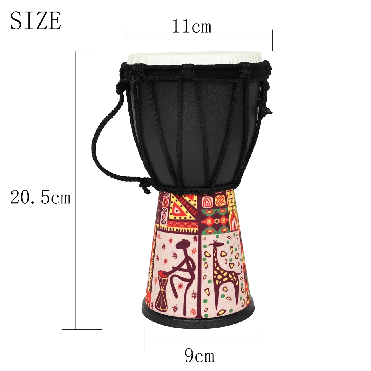 Tamburo Africano da 4 Pollici  - Musical Instrument Djembe recensione e prezzo