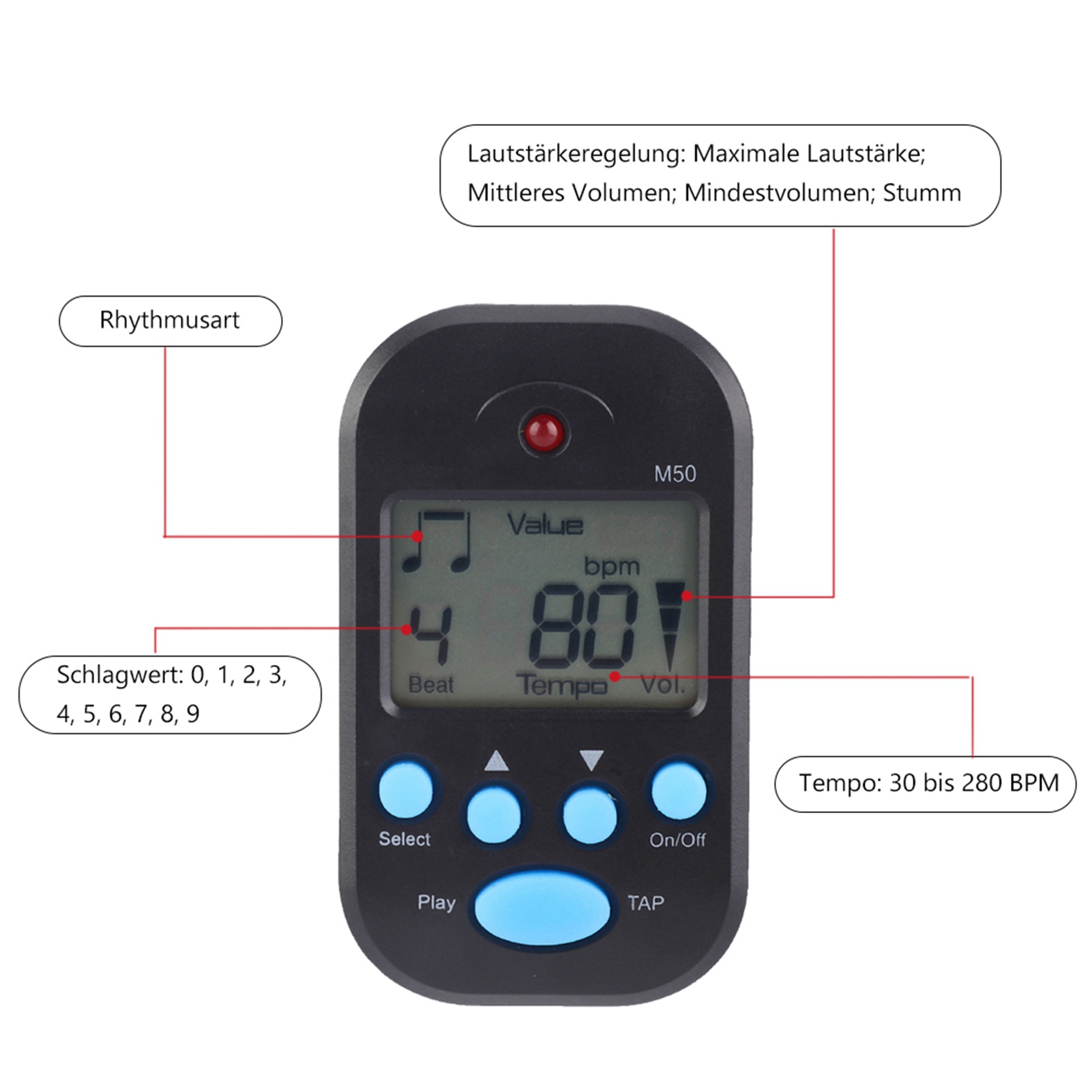 Mini metronomo professionale c - Musical Instrument With Strings recensione e prezzo