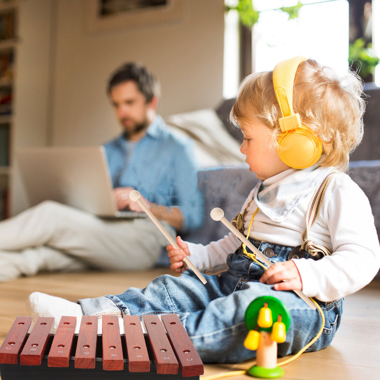 Xilofono in Legno a 8 Toni, St - Musical Instrument Glockenspiel recensione e prezzo