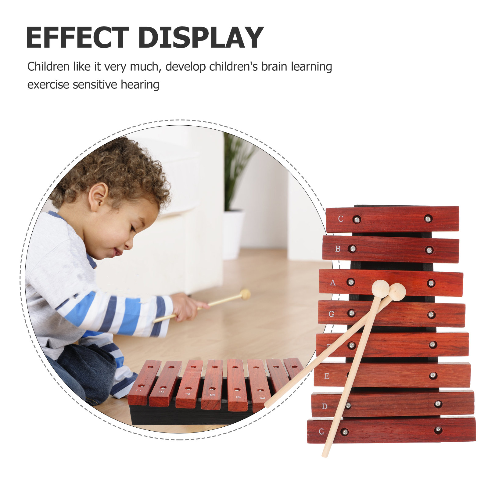 Xilofono in Legno a 8 Toni, St - Musical Instrument Glockenspiel recensione e prezzo