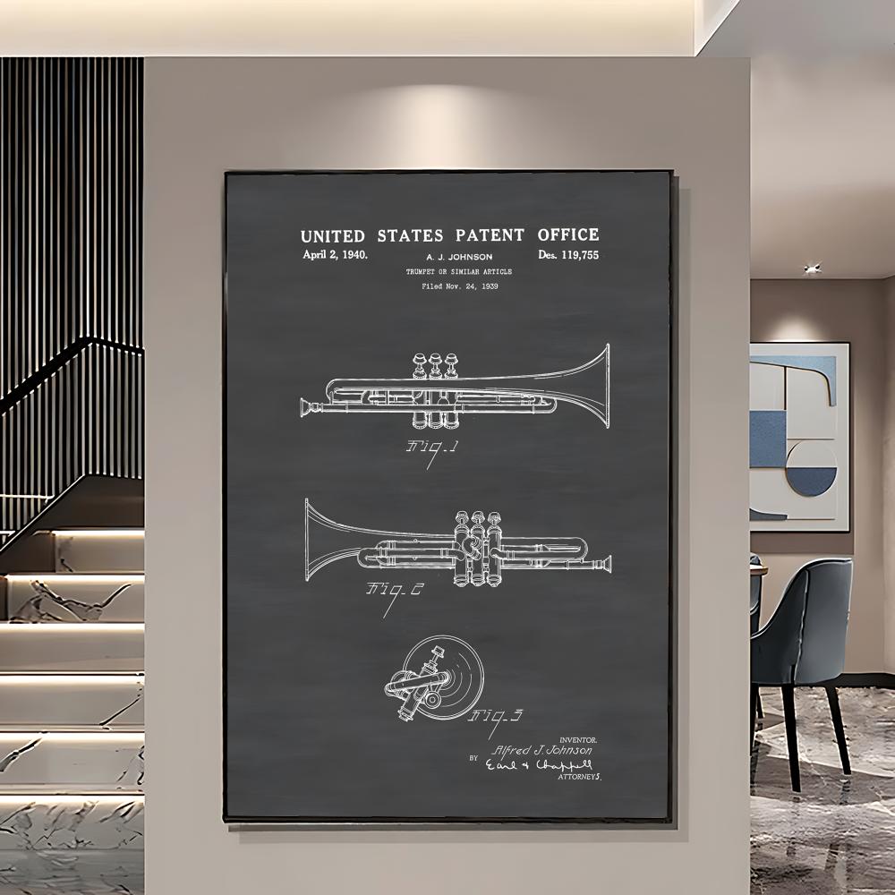 Poster con disegni di strument - Musical Instrument In Drawing recensione e prezzo