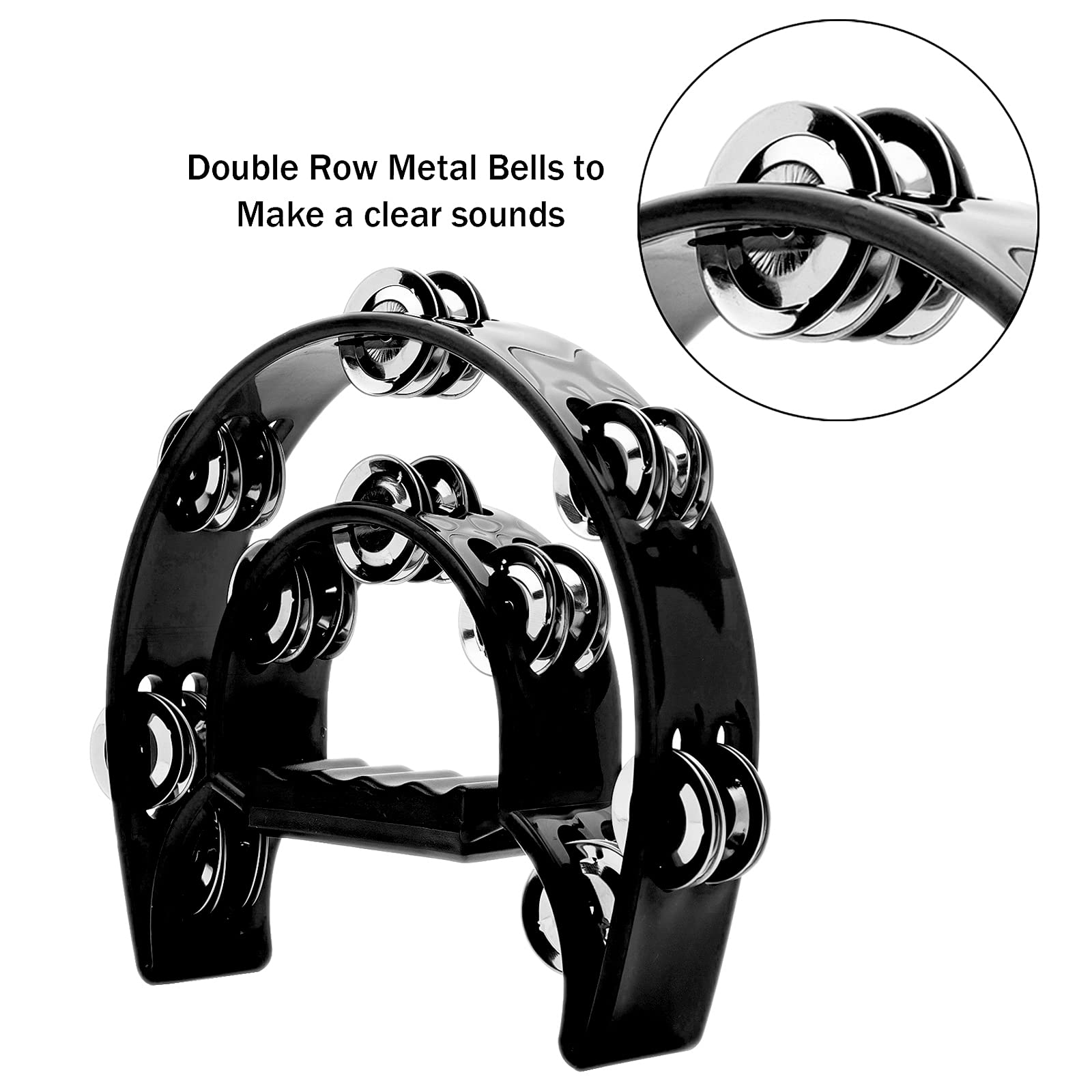 Tamburello Doppia fila Jingles - Musical Instrument Tambourine recensione e prezzo